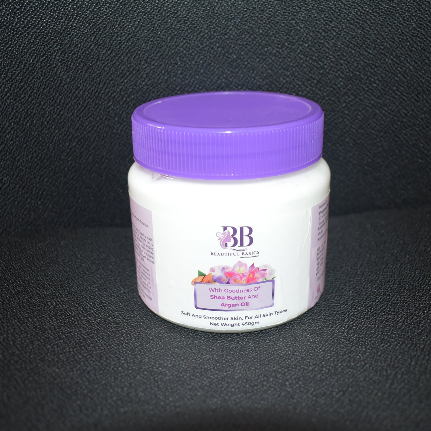 Beautiful Basics Shea Butter & Argan Oil Body Cream – 450g Beautiful Basics Shea Butter & Argan Oil Body Cream – 450g